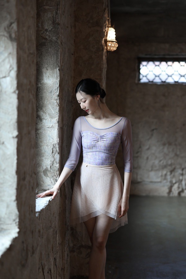 韓國iilaire - Antique Purple七分袖舞衣 