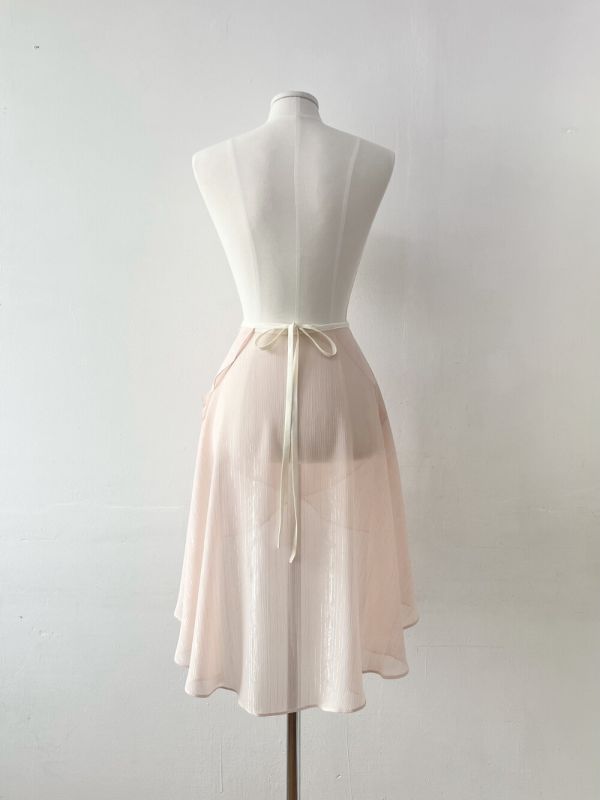 韓國Degage - Classic Midi中長版舞裙 (Salmon Pink) 