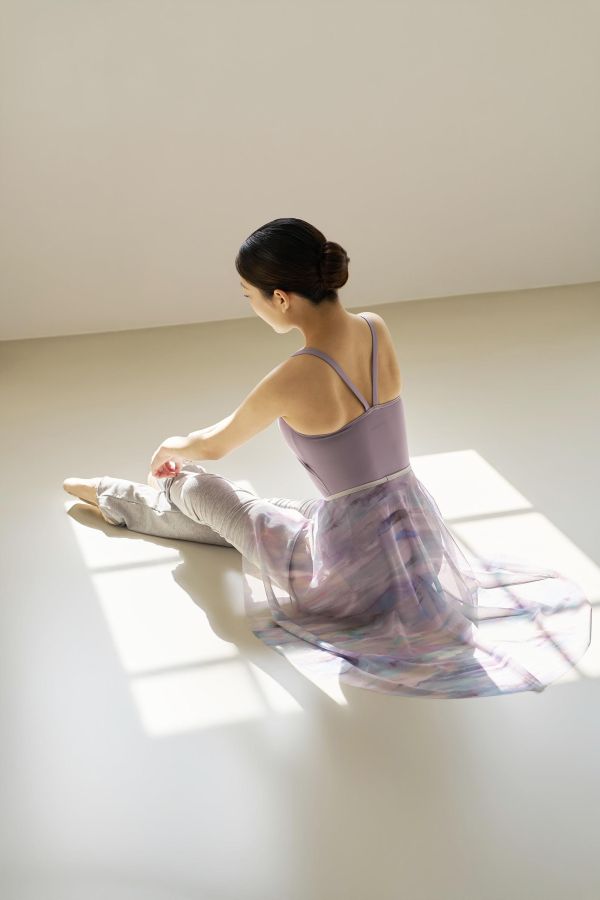 韓國Ballessimo - Sunset Mesh鬆緊帶舞裙 (兩色) 