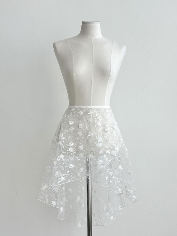 韓國Degage - forêt中長版舞裙 (White) 