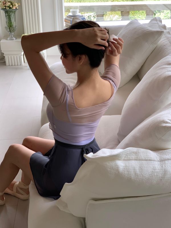 韓國Bonanza - Midnight Blue雪紗舞裙 (미드나잇블루) 