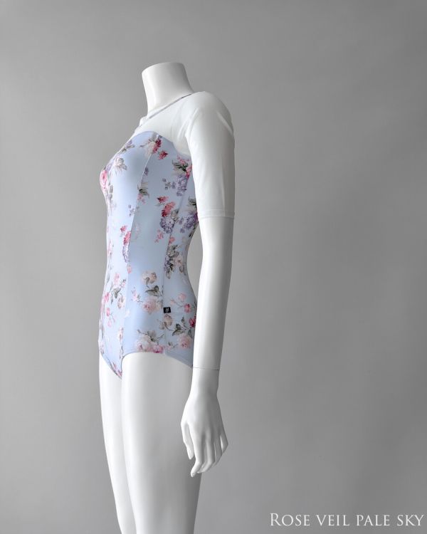 韓國yoora - Rose Veil五分袖舞衣 (Sky) 