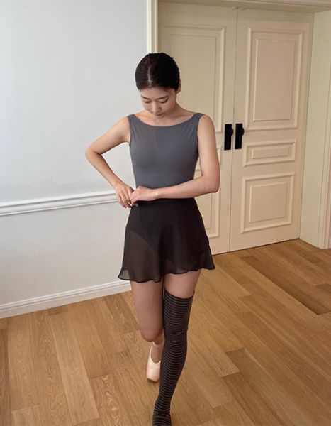 韓國Bonanza - Boat Neck舞衣 (Mocha) 보트넥 