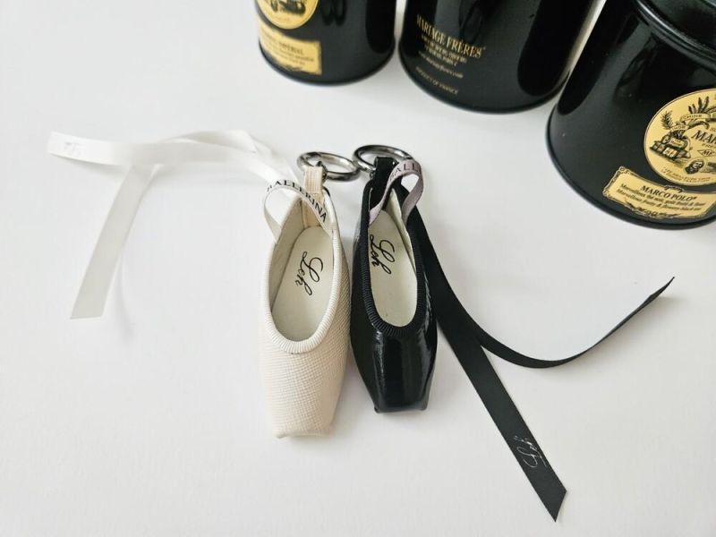 韓國Leh - étoile特別款羊皮小硬鞋吊飾 (Cream ivory) 