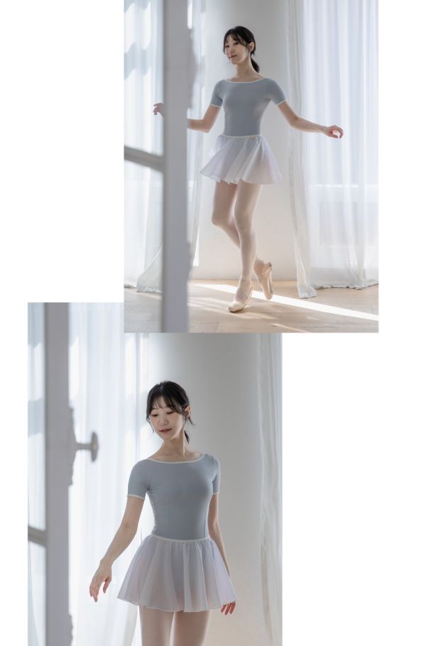 韓國LucyAlice - Full Mini鬆緊帶舞裙 (兩色) 