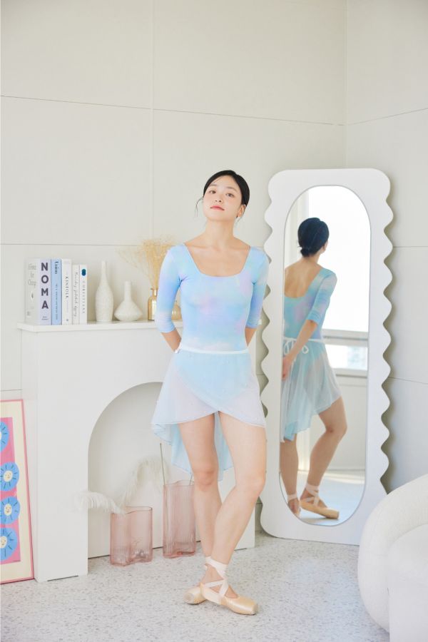 韓國Entrechat - Cloud Dream長袖舞衣 (Sky Blue) 