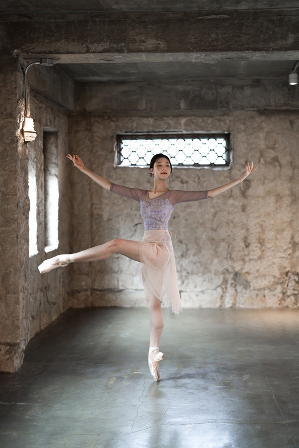 韓國iilaire - Antique Purple七分袖舞衣 