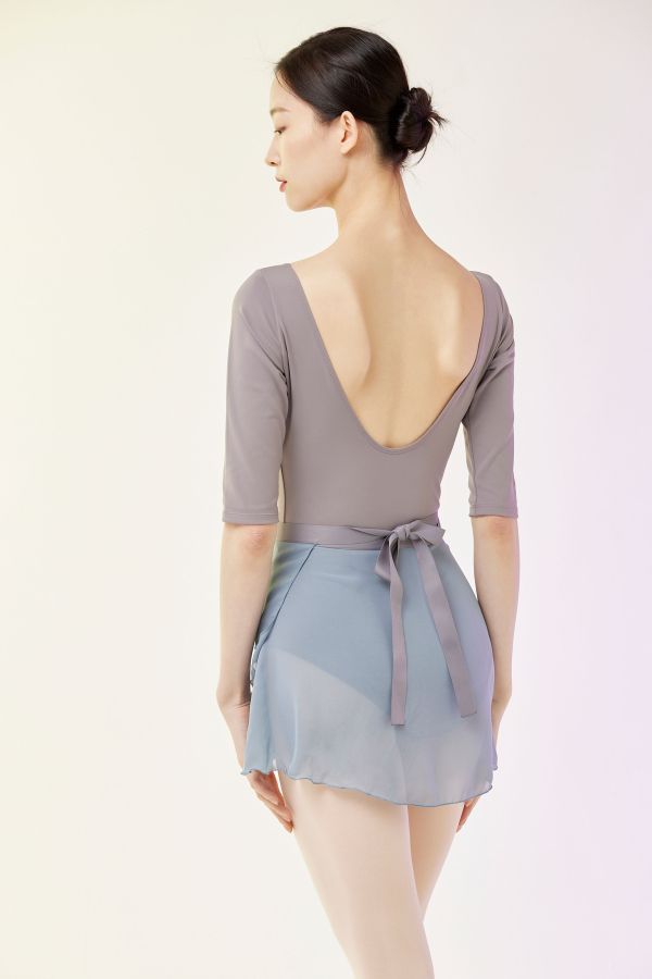 韓國Ballessimo - Dusty Blue寬綁帶舞裙 (더스티 블루) 
