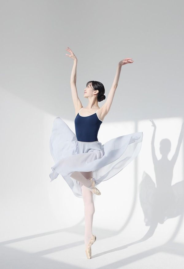 韓國messiah - 360 Degree Chiffon舞裙 (Ash Blue) 