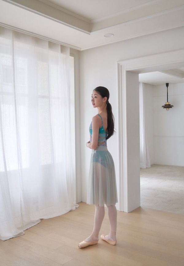 韓國Slownov - MONET Emerald吊帶舞衣 