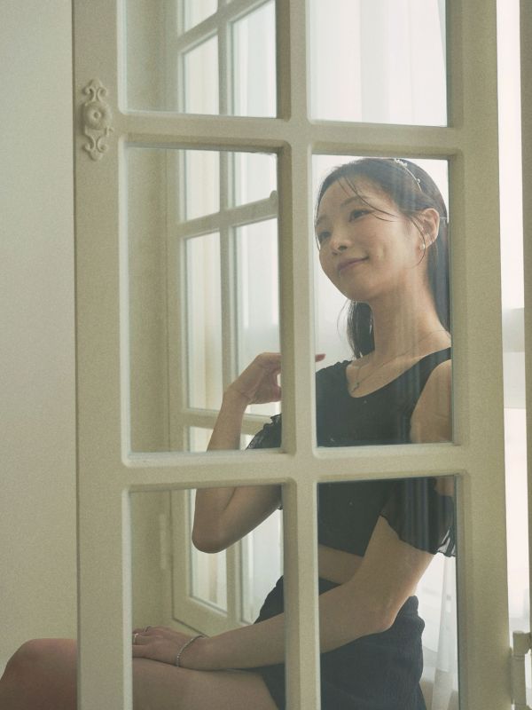 韓國Lenique - New Angela上衣+短褲 (Black) 