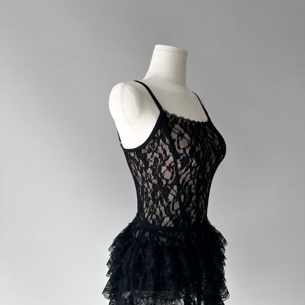 韓國yoora - Scarlett Black舞衣 (肩帶可調) 