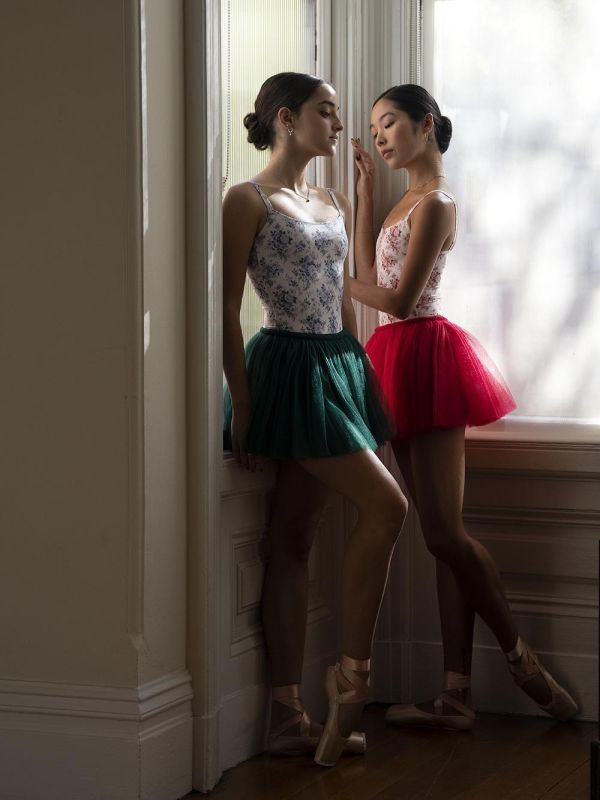 韓國LEVDANCE - 訂製款 Charmant Petit tutu (FRENCH RED) 