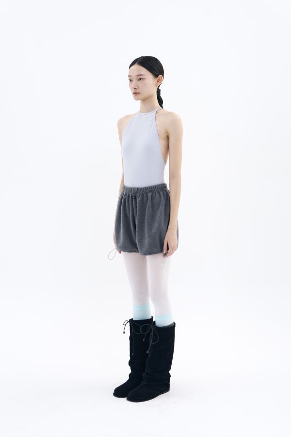 韓國toitoi - Fleece Puff短褲 (Deep Melange) 