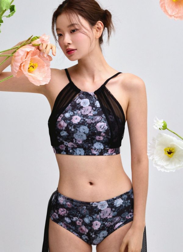 韓國Leanomse - Grida鋼管上衣+短褲 (Black) 그리다 