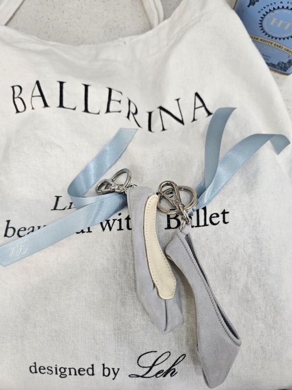 韓國Leh - 經典款羊皮小硬鞋吊飾 (Sea) 