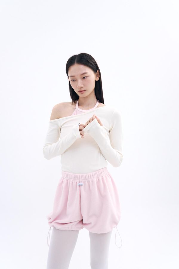 韓國toitoi - Fleece Puff短褲 (Powder Pink) 