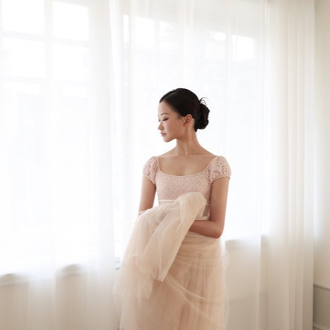 韓國iilaire - Aurora Pink短袖舞衣 