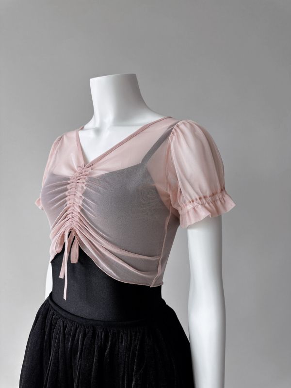 韓國yoora - Wilis Crop罩衫 (三色) 