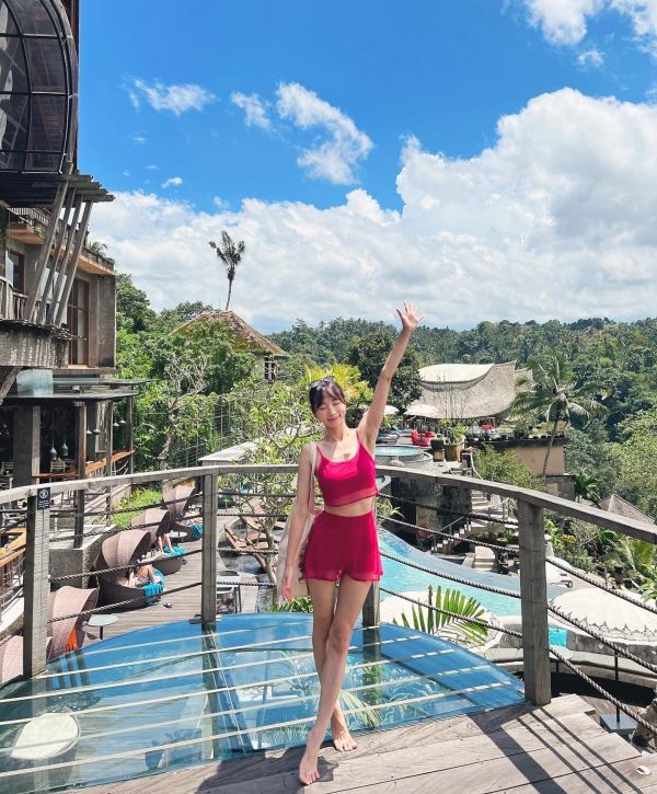 韓國Lenique - Mash frill高腰鋼管舞褲 (六色) 하이웨스트 