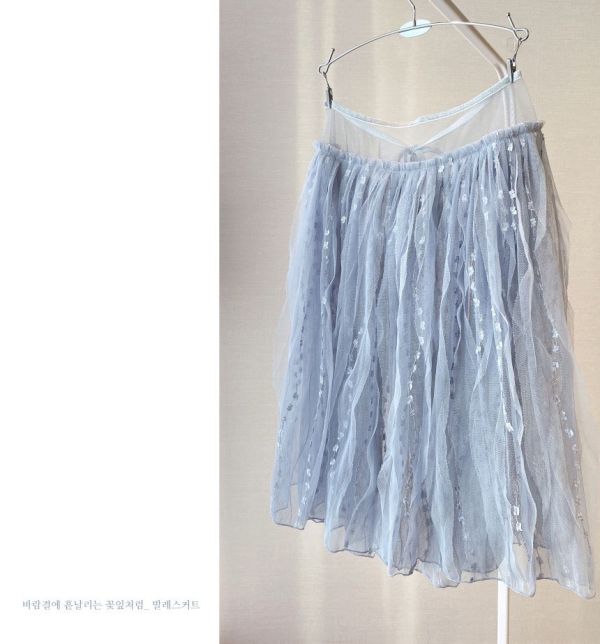 韓國BBP Roject - 花瓣雙層tutu舞裙 (三色) 튜튜스커트 