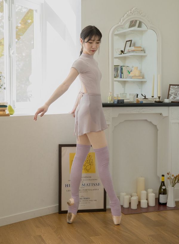 韓國LucyAlice - Soft膝上款襪套 (八色) 