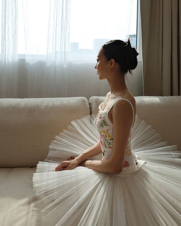 韓國LEVDANCE - Charlotte Floral細肩帶舞衣 (兩色) 샬롯 