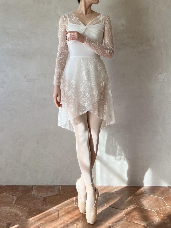 韓國Degage - Ameli中長版舞裙 (White) 