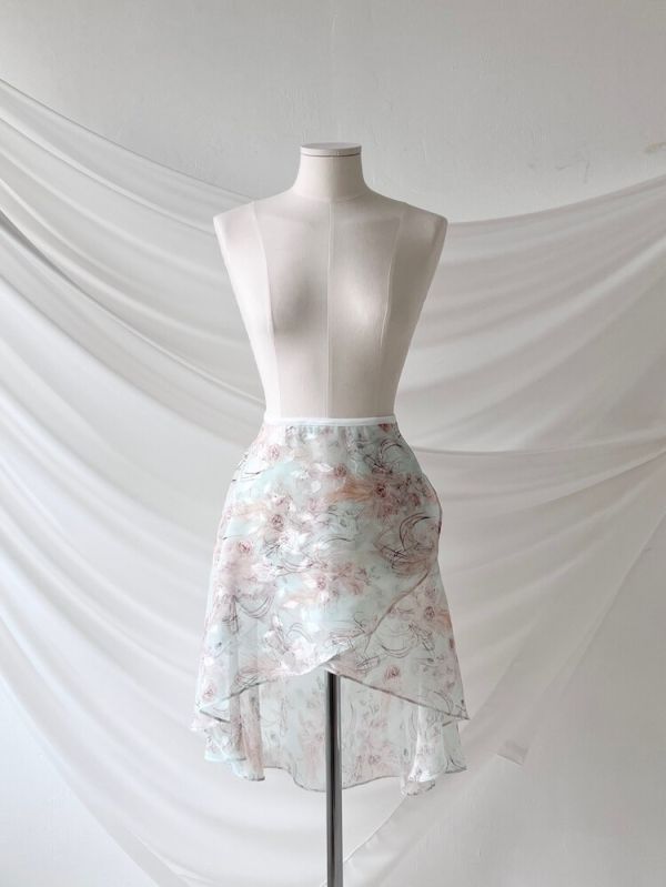 韓國Degage - Misty garden Midi中長版舞裙 (兩色) 