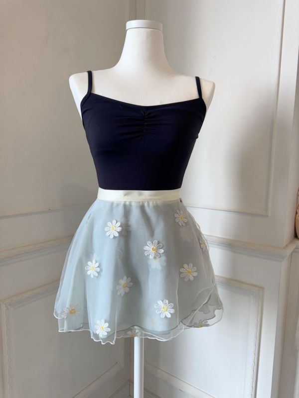 韓國balletchouchou - 小花雙層舞裙 (五色) 