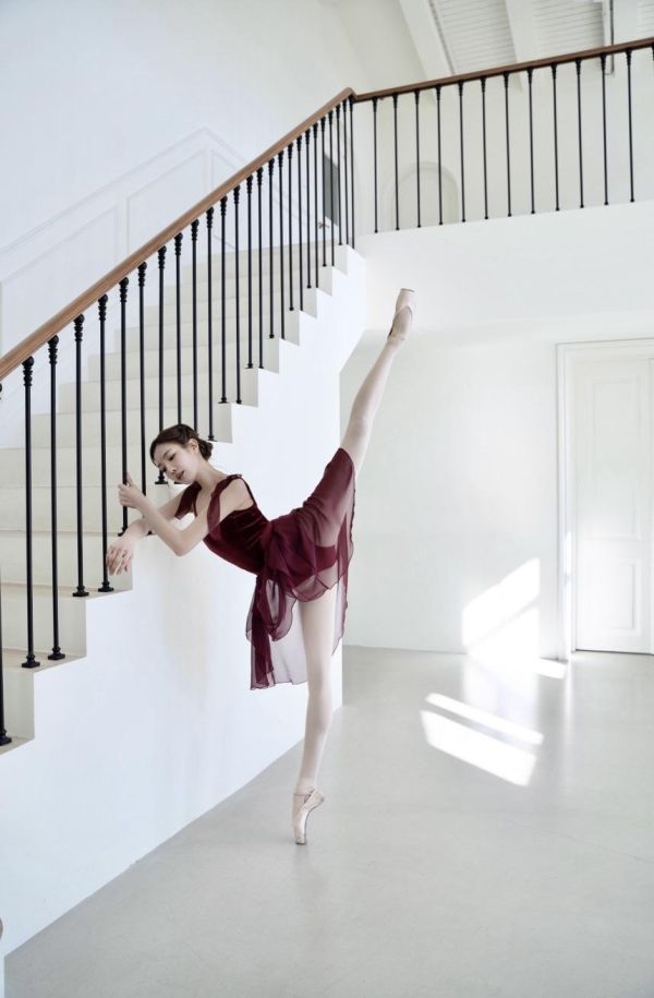 韓國Ode on tutu - Garnet蝴蝶結舞衣 