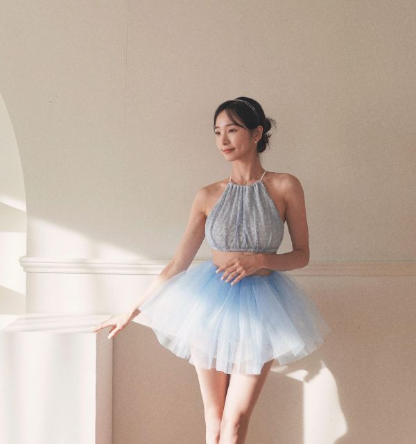 韓國Lenique - Poling tutu舞裙 (Sky Blue) 