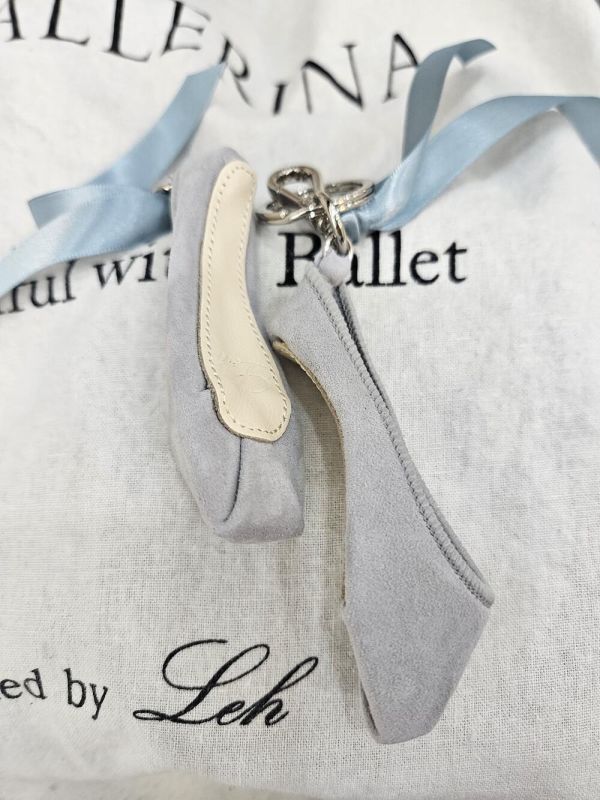 韓國Leh - 經典款羊皮小硬鞋吊飾 (Sea) 