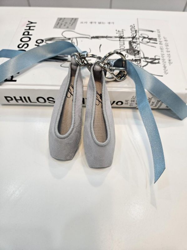 韓國Leh - 經典款羊皮小硬鞋吊飾 (Sea) 