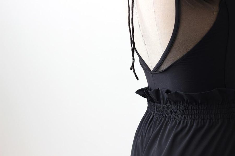 韓國LEVDANCE - Laura排汗長褲 (JET BLACK) 로라 웜업 팬츠 