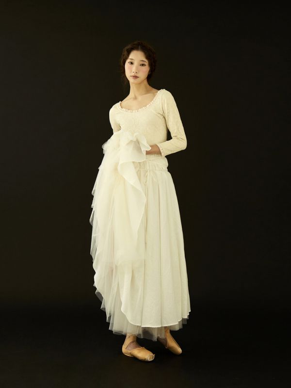 韓國LEVDANCE - olivia蕾絲長袖舞衣 (三色) 올리비아 