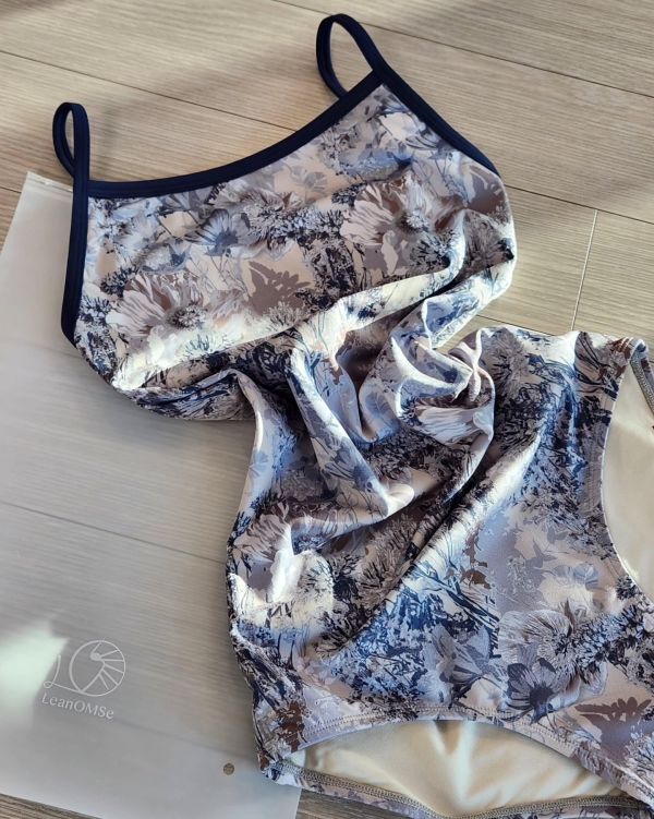 韓國Leanomse - Grida吊帶芭蕾舞衣 (Yellow Gray) 