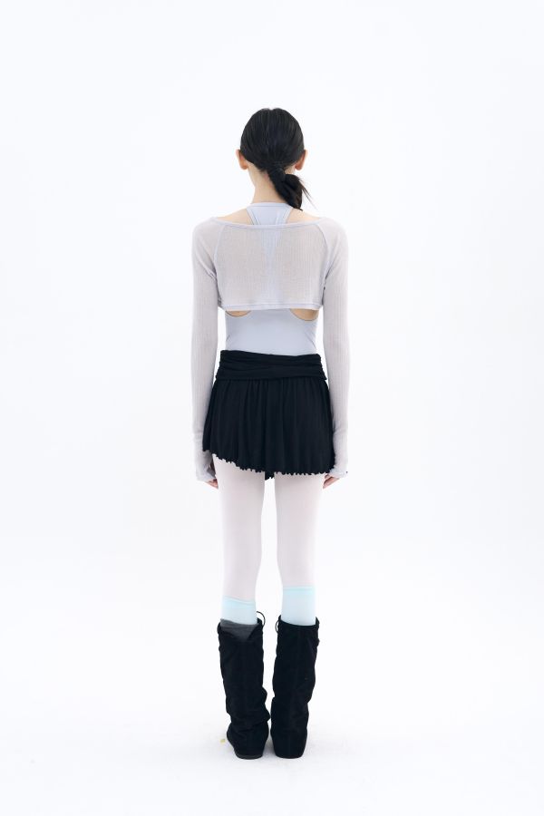 韓國toitoi - Unfold Shirring舞裙 (Black) 