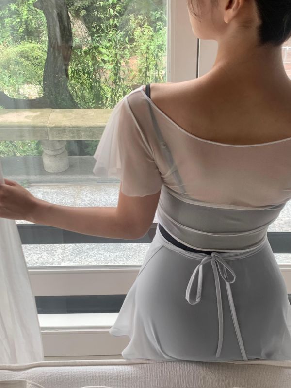 韓國Bonanza - Pale Blue雪紗舞裙 (페일블루) 