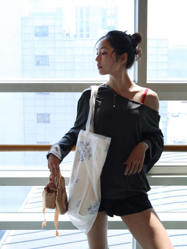 韓國LEVDANCE - 雙層舞蹈帆布包 (三色) 튤 백 