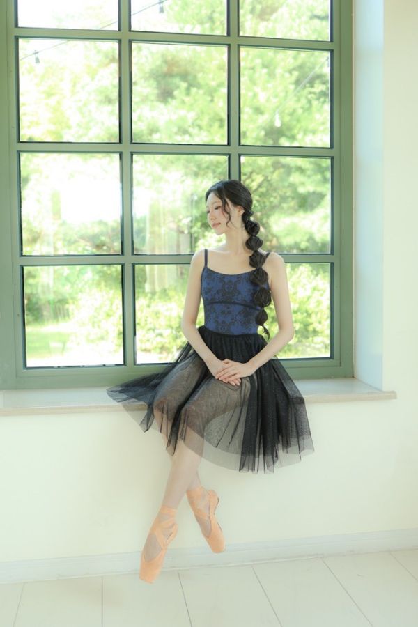 韓國iilaire - Antique Camisole吊帶舞衣 (NAVY) 