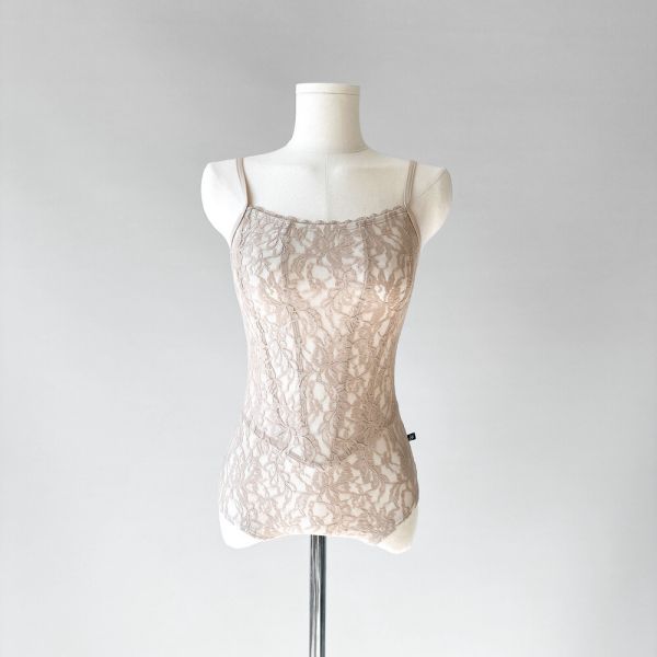 韓國yoora - Scarlett Fabric Nude舞衣 (肩帶可調) 