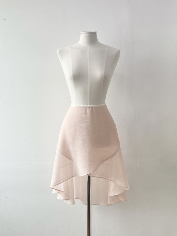 韓國Degage - Classic Midi中長版舞裙 (Salmon Pink) 