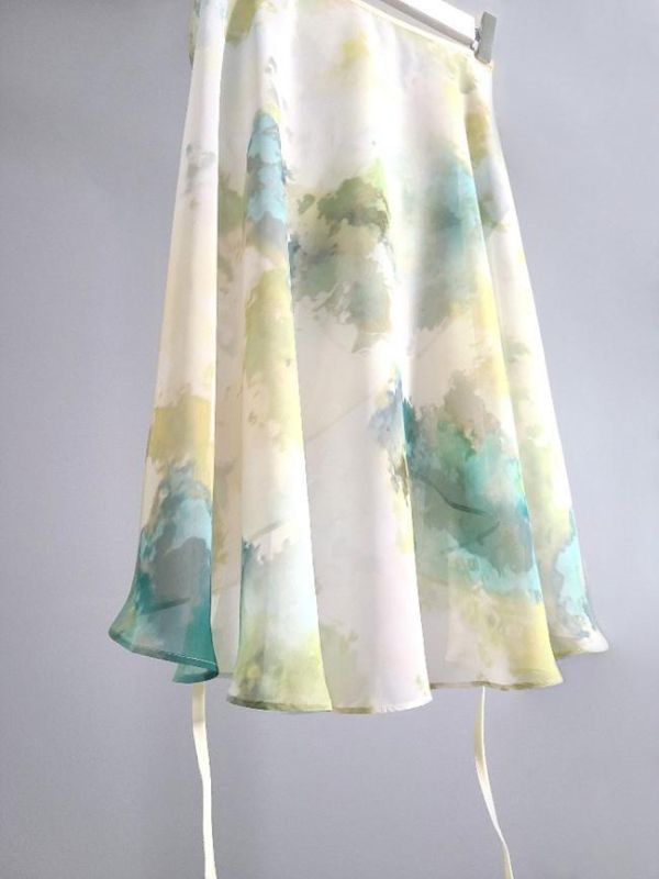 韓國Sissone - April Water color mint綁帶舞裙 