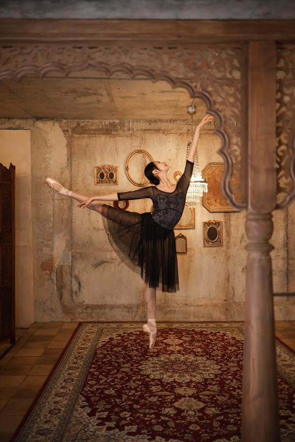 韓國iilaire - Antique Black七分袖舞衣 