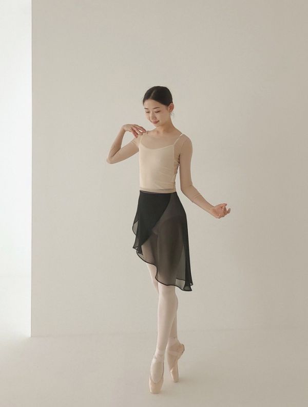 韓國Slownov - Black雪紡舞裙 (短/長版) 