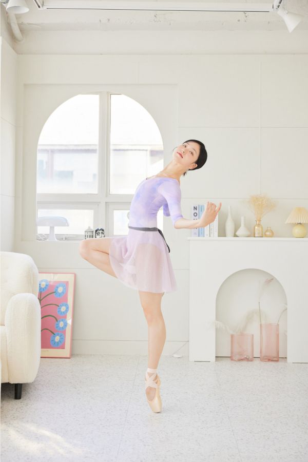 韓國Entrechat - Cloud Dream長袖舞衣 (Lavender) 