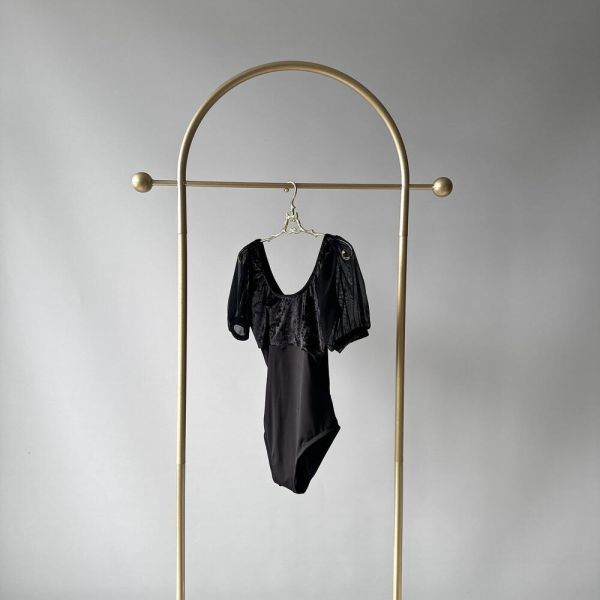 韓國yoora - Lunar短袖舞衣 (Black) 