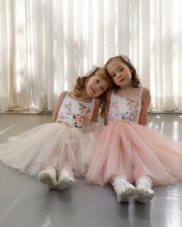 韓國LEVDANCE - LEVPETIT Charlotte FLORAL兒童款舞衣 (兩色) 