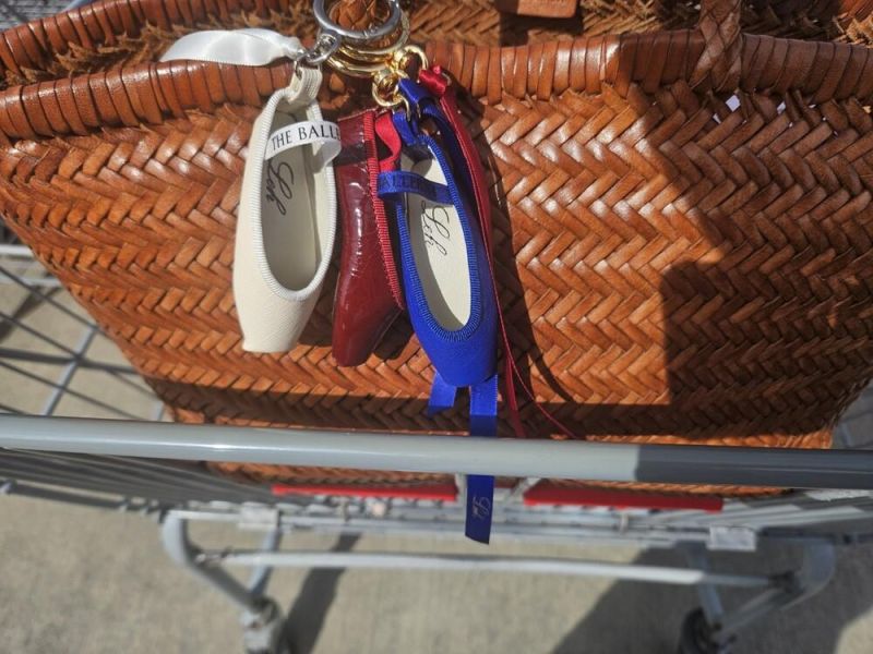 韓國Leh - étoile特別款羊皮小硬鞋吊飾 (Cream ivory) 